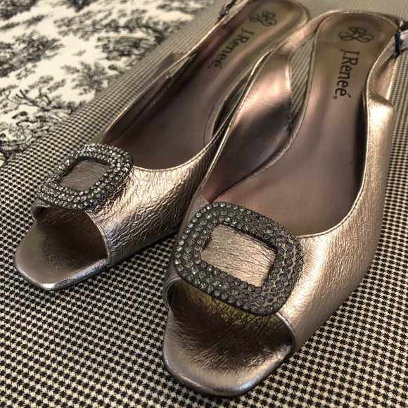 j renee low heel shoes